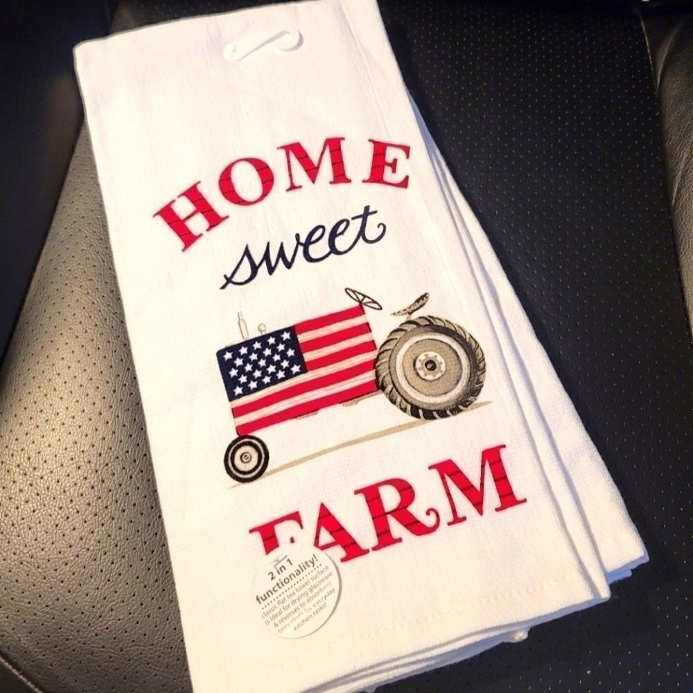 Home Sweet Farm 2 pack kitchen towels